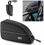 ROCKBROS Háromszög alakú keskeny kerékpáros táska 0.8l váztáska, pouch fekete (5907769374326)