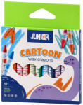 Junior Zsírkréta Statovac Junior Cartoon 12 db-os klt (130600)