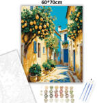  Napsütötte citromliget - számfestő készlet - 60×70 cm (Keret nélkül)