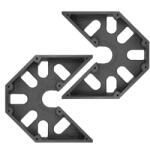 Fireball Tool Mega Square 300 mm öntöttvas derékszög csomag - 2 db MES300-FE (SHS-260305)