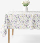 Goldea szögletes terítő valencia - levendulás kert 100 x 100 cm