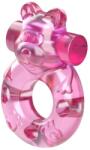 LyBaile Vibrating Bear Cock Ring Pink Inel pentru penis