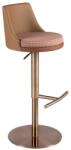AC Atelier Scaun de bar pivotant cu inaltime reglabila Stool maro (AC 4229)