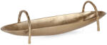 Bizzotto Tava decorativa aluminiu auriu Sagar 47, 5x12x12h (0185444deco) Tava