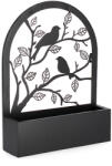 Bizzotto Suport ghivece flori metal negru Rosalinda 30.5x8.5x41 cm (0723951ADECO)