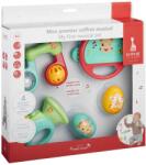 Sophie la girafe Set de instrumente muzicale pentru bebelusi Sophie la Girafe, 4 piese, ergonomic, 6 luni (230860)