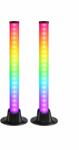 Livarno Set Bare Luminoase LED RGB Livarno, Sincronizare muzica, telecomanda , 2 bucati (STK-4052916771860)