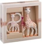 Sophie la girafe Set cadou jucarie Sophie la Girafe si inel dentitie, cauciuc natural, pentru nou-nascuti (000001)
