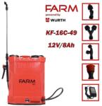 FARM Акумулаторна пръскачка 16 л, FARM KF-16C-49 By Wurth, 12V, 8Ah, 5.5 bar (KF-16C-49) Градинска пръскачка