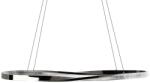 Settimo Lustra moderna ANILLO LED crom - negru L 120 cm oval (KI410)