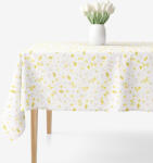 Goldea față de masă decorativă valencia - flori de narcise 100 x 100 cm Fata de masa