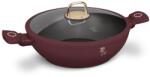 Berlinger Haus Wok cu capac, cu 2 manere si capac 30 cm Leonardo Collection Berlinger Haus BH 8035