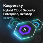 Kaspersky Hybrid Cloud Security Enterprise Desktop - Renewal 1 an Reînnoire 10 - 14 User (KL4153XAKFR)