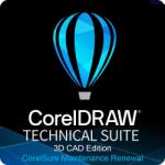 Corel CorelDRAW Technical Suite 3D CAD Edition CorelSure Maintenance Renewal 1 - 4 User (LCCDTS3DCADMNT11)