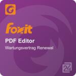 Foxit Software PDF Editor Wartungsvertrag Renewal 1 an 1 - 9 User (PDFEDT13UPMP01)