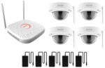 AMIKO WIFI KIT - 4800 sistem de supraveghere wireless cu 4 camere (2MP, NVR 9CH)