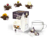 Creano Set cadou Creano ErbluhTeelini ceai negru, pahar cu capac, 8 flori de ceai, 200 ml