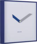 Karlsson Ceas de perete Cool Retro, pătrat, cobalt (KA6112BL)