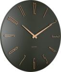 Karlsson Ceas de perete Esmerado, 60 cm, verde închis (KA6073GR)
