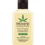 Hempz Sweet Pineapple & Honey Melon Moisturiser Mini Лосион за тяло унисекс 66ml Лосион за тяло