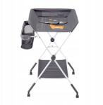  Pelenkázó alátét babáknak 84, 8x74, 5x(103-109)CM kerekekkel Sötétszürke (ZDNBTSHSXXS)