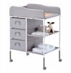 Vevor Pelenkázóasztal Bébi 3 Fiókos 100-107, 5CM Pelenkázóasztal (NBTJHSJS000045)