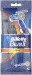 Gillette Blue II Мъжка самобръсначка Plus Ultra Grip, 5 броя