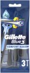 Gillette Blue 3 Мъжка самобръсначка Comfort Slalom, 3 броя