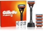 Gillette Fusion5 самобръсначка с поставка + резервни ножчета 5 бр