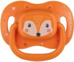 Canpol Силиконова симетрична залъгалка Canpol - Cute Animals, 6-18 м, оранжева (34/925_ora) - ozone