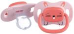 Bebeconfort Силиконови залъгалки Bebe Confort - Reversible, 2 броя, 0-6м, Minimalist Animals Pink (3104202040) - ozone