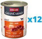 Animonda GranCarno hrana umeda caine adult, cu vita si pui 12 x 800 g