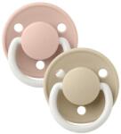 BIBS Залъгалки Bibs - De Lux, Blush GLOW-Vanilla GLOW, светещи, 0-6 м, 2 броя (180216) - ozone