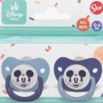 Stor Силиконови залъгалки Stor - Mickey Mouse Full Of Smiles, 0-6 м, 2 броя (10469) - ozone