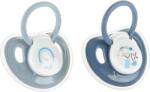 Lorelli Силиконова залъгалка с капаче Lorelli My Friend - 2 броя, 0 м+, Cameo Blue (10220710004) - ozone