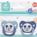Stor Силиконови залъгалки Stor - Mickey Mouse Full Of Smiles, 6+ м, 2 броя (10467) - ozone