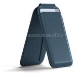 Satechi Vegan-Leather Magnetic Wallet Stand (iPhone 12/13/14/15 all models) - Dark Blue (ST-VLWB) (ST-VLWB)