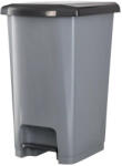 PLANET Pedálos Slim szemetes Fekete-szürke 25L (UP401)