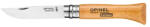 Opinel N°06 Carbon Viroblock, blister zsebkés természetes
