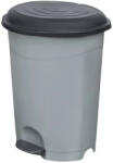 PLANET Pedálos szemetes kivehető vödörrel Fekete-szürke 50L (UP130P)