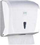 Vialli zárható V hajtogatott kéztörlő adagoló Fehér 300 lapos (K40)