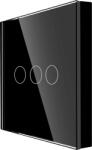 Luxion Telecomanda cu Touch Screen si 3 Canale RF433 LUXION, Negru, LX-W1-WL3G-B (LX-W1-WL3G-B) - cel