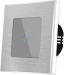 Luxion Intrerupator Simplu cu Variator cu Touch din Sticla si Rama de Aluminiu LUXION, Gri (LX-MT-D101A-GY)
