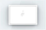 LIVOLO Intrerupator Simplu Cap Scara / Cruce Wi-Fi cu Touch LIVOLO cu Rama din Sticla, standard italian Serie Noua, Alb (VL-FC1SNY-3WP-11)