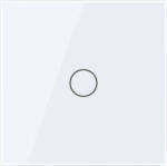 LIVOLO Buton Sonerie cu Touch LIVOLO din Sticla - Serie Noua, Alb (VL-FC1B-2G-2W)
