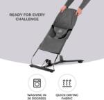 KinderKraft MIMI шезлонг GREY (KBMIMI00GRY0000) - xmall