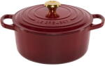Le Creuset Oala din Fonta Signature, 22 cm, roșie (21177229494441)