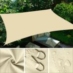 Pepita impermeabil pătrat soare naviga 3x4m 160g/m2 - bej (ZH-007-Beige)