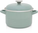 Metalac Oala 4l cu capac Standard Wave Verde email/20cm/4l/verde pastel (388629)