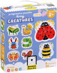 BANANA PANDA Puzzle pentru copii Banana Panda 8 în 1 - Creaturi mici (49207) Puzzle